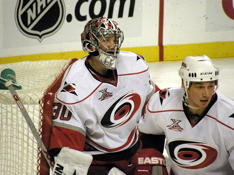 František Kaberle mladší v dresu Carolina Hurricanes
