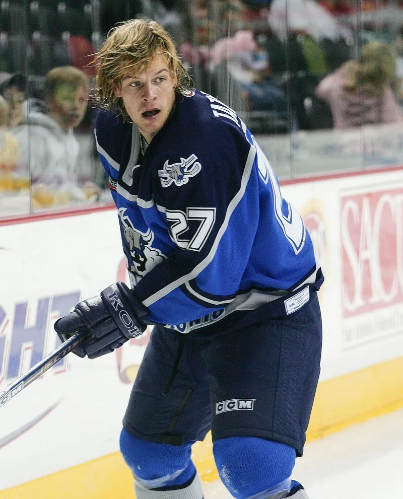 Petr Tatíček v dresu San Antonio Rampage