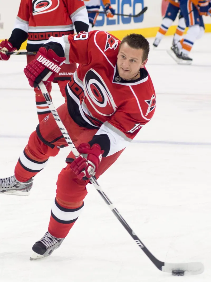 Jiří Tlustý během angažmá v NHL